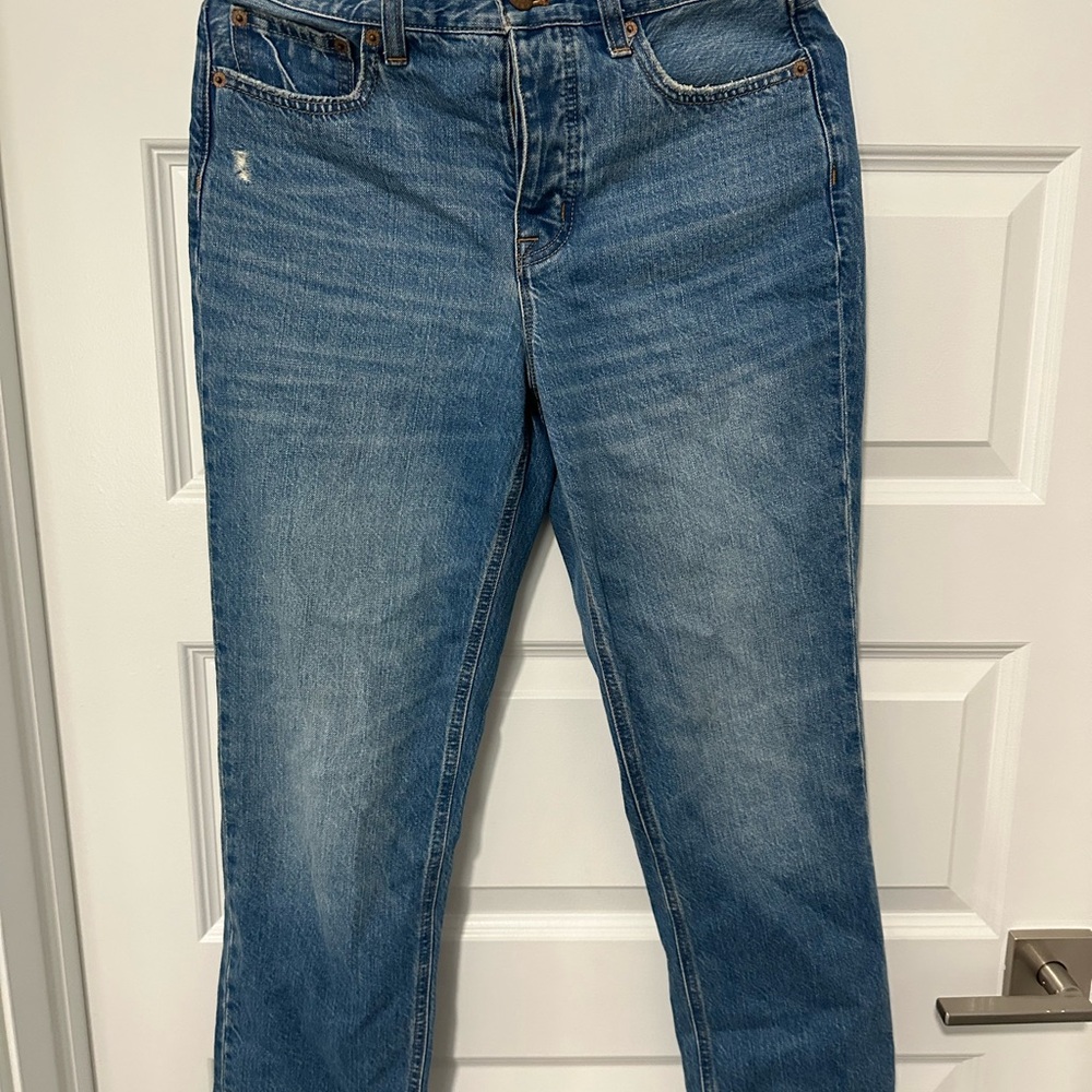 J. Crew Women's Straight Leg Jeans in Blue